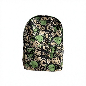 En stock, <span class=keywords><strong>sac</strong></span> à <span class=keywords><strong>dos</strong></span> décontracté <span class=keywords><strong>BAPE</strong></span> BABY, camouflage vert, petit singe du zoo, <span class=keywords><strong>sac</strong></span> d'école de style dessin animé pour garçons - Product Image 1