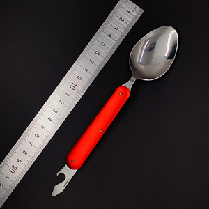 Set di Posate da Campeggio Staccabili, Kit Multiuso con Cucchiaio, Forchetta, Coltello e Apribottiglie, Posate Pieghevoli Portatili per Viaggi ed Escursioni - Product Image 5