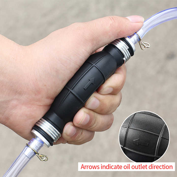 Pompa Manuale Per Trasferimento Liquidi - Per Benzina, Olio, Acqua, Con Tubo 2m - Foto 3