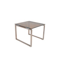 2023 Nouveaux meubles design Ensembles de table basse uniques avec dessus de table en marbre de verre de canneberge