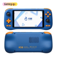 Consola de Juegos Portátil KINHANK K56 con Android 14, Pantalla Táctil de 5.5'', 5000 mAh, WIFI, Reproductor de Juegos Retro, Juegos de PS2, 6 GB de RAM