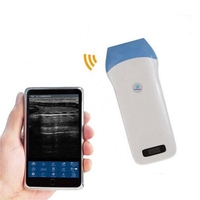 Uprobe-5L SUNORO Mini Scanner à ultrasons sans fil 3,5 MHz avec sonde convexe 128 éléments, compatible PC/téléphone pour usage vétérinaire