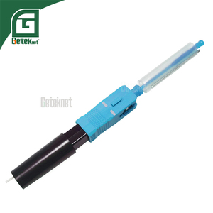 Connecteur de <span class=keywords><strong>fibre</strong></span> optique rapide GETEKnet bleu ODM OEM UPC SC pour intérieur/extérieur FTTH, fabriqué en Chine - Product Image 4