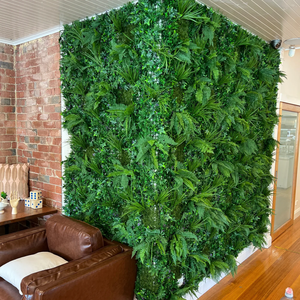 Parete Vegetale Artificiale Personalizzata con Muschio ed Erba da Esterno Stile Giungla, <span class=keywords><strong>Piante</strong></span> Verticali da Parete Sospese per Decorazione - Product Image 2