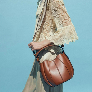 Stitched <b>Patchwork</b> Drawstring Pu Women Bucket Tote <b>Bag</b> Fashion Daily Crossbody Shoulder Handbag - Product Image 2