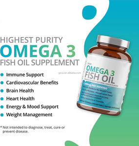 OEM Omega-3 <span class=keywords><strong>DHA</strong></span> 3000mg balık yağı Softgels sağlık takviyeleri vitamin ve yetişkinler için gerekli diyet lifi daha iyi sağlık - Product Image 2
