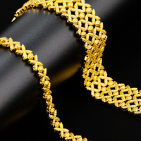 Nouveau design Z H – Bracelet chaîne et maillons plaqué or 24 carats, style hip-hop, tendance, unisexe, cadeau, en laiton et alliage de cuivre, service de moulage