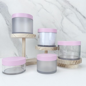 Free Sample Luxury 8oz 250g <b>Plastic</b> Petg Round Thick Wall Cosmetic <b>Jar</b> Skin Care <b>Jars</b> With Lids Body Butter Container - Product Image 4