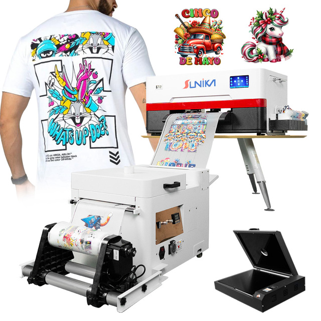 Sunika Competitive Price Model Desktop Direct to Film Drying 12inch Digital DTF Printer Dtg Machine for t Shirt Clothes