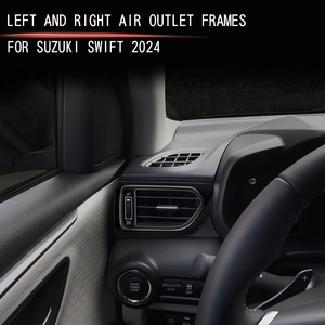 สำหรับ <span class=keywords><strong>Suzuki</strong></span> <span class=keywords><strong>SWIFT</strong></span> ปี 2024 พวงมาลัยซ้าย ชุดตกแต่งภายในลายคาร์บอนไฟเบอร์ ช่องระบายอากาศด้านล่างซ้ายขวาแบบพิเศษ - Product Image 2