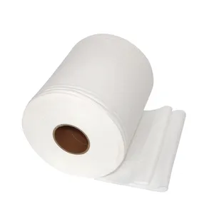 Soft skin friendly biodegradable spunbond polyester nonwoven fabric rolls