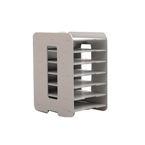 <b>File</b> Rack 5 Tier A4 <b>Document</b> Organizer PVC Desktop Storage Tray Office Supply <b>File</b> Trays - Product Image 4
