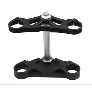 CNC processing customized multi-color anodized motorcycle three support components