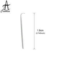 1 pièce support de Ventilation en Bronze + 4 tailles d'aiguilles de Ventilation pour la fabrication de perruque en dentelle toupet ensemble de nœuds