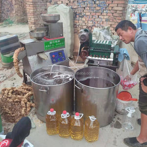 Máquina de Extração de Óleo de Sementes Vegetais Cruas, Prensagem a Frio e Quente, para Óleo de Gergelim Preto, Moringa, Avelã e Amendoim - Product Image 3