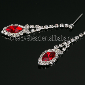 Collier de bijoux de mariage de costume de mode pour le réglage de pierre de strass de femmes - Product Image 6