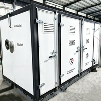 Unité de réduction de pression GNC entièrement fermée en acier inoxydable 304, 1200 Nm³/h, PRU pour la région de Russie