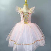 Tutu de ballet professionnel long pour adultes et enfants, robe longue de ballet romantique Giselle pour filles, la moins chère