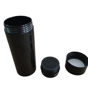 Botella agitadora de polvo sólido de 25g, negra, vacía, para fibras capilares para hombres, para espesar/voluminizar, en stock. - Product Image 2