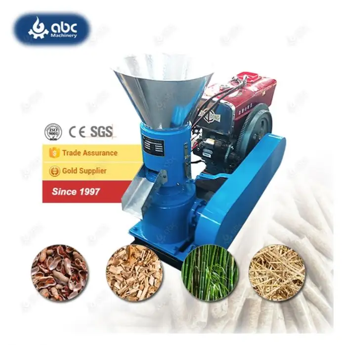 Europe Technology New Durable Small Mini Flat Die Biomass Wood GEMCO Pellet Machine for Making Pine,Sawdust,Bagasse Pellets