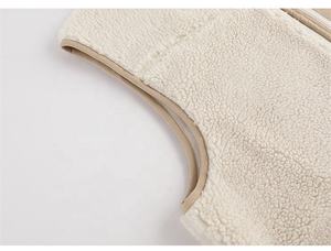 Chaleco polar de Sherpa unisex para exteriores, chaqueta sin mangas, chaleco, chaleco - Product Image 5