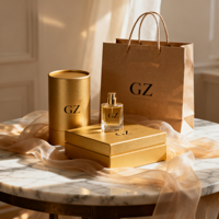 Stock d'usine : flacons de parfum en verre vides rectangulaires distinctifs de 30 ml, 50 ml et 100 ml. Boîtes d'emballage et bou