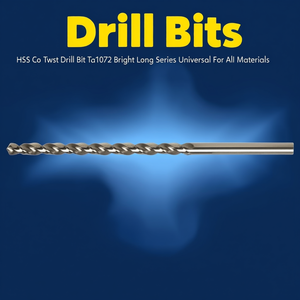 Hss Co Twist <b>Drill</b> <b>Bit</b> Ta1072 Bright <b>Long</b> Series Universal For All Materials - Product Image 3
