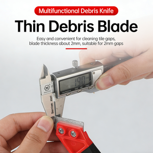 Outil de raclage de coulis Dingyue, acier inoxydable antirouille, lame tranchante, facile à utiliser, couteau à coulis pour <span class=keywords><strong>carrelage</strong></span> mural et de sol - Product Image 5