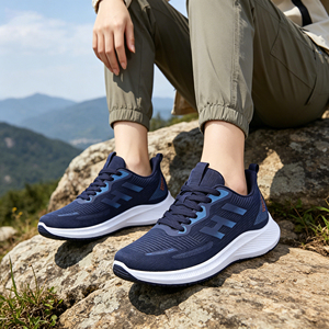 Chaussures de sport décontractées pour hommes et femmes, respirantes, en maille, semelle en PVC, confortables et respirantes, chaussures de sport personnalisées en usine - Product Image 5
