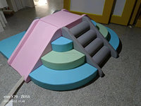 Ensemble de jeux doux d'intérieur zone pour bébé équipement de gymnastique stimulation précoce jeu arc-en-ciel doux