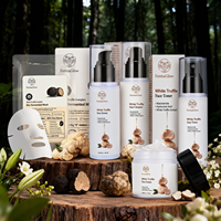 Coffret de Soins à la Truffe Blanche Fermentée Éclaircissant Anti-Âge Hydratant : Nettoyant, Tonique, Sérum, Crème, Masque Facial