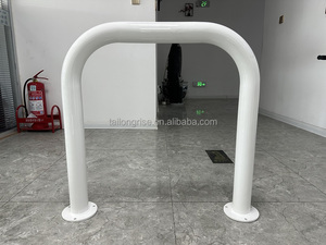 Barrière de sécurité blanche pure Machine industrielle garde sécurité du trafic U-Bollard cerceau de <span class=keywords><strong>stationnement</strong></span> de protection - Product Image 3