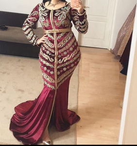 Kaftan hermoso y elegante con vestido largo hasta el suelo bordado Zardozi pesado para vestido kaftan de boda/fiesta - Product Image 4