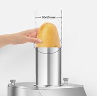 Trancheuse, hachoir et coupe-légumes professionnels en acier inoxydable, machine électrique pour faire des salades de fruits, pour les magasins et les restaurants