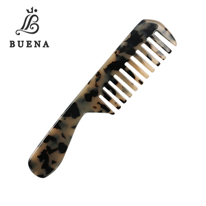 Peignes en acétate de cellulose haut de gamme personnalisés, épaisseur 8 mm, uniquement polissage, sans peinture, pour coiffure à domicile, pour femmes - Product Image 1