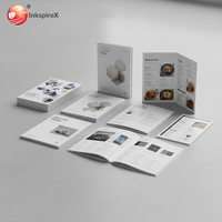 Film de stratification papier dépliant personnalisé catalogue brochure impression OEM impression offset brochure CMJN couleur