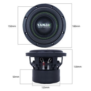 Altavoz de Graves para Audio de Coche de 6.5 Pulgadas con Doble Bobina y Doble Imán de Gran Potencia, Bocina Activa para Automóvil TF-65D - Product Image 5
