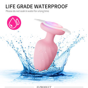 Ragazze fabbrica all'ingrosso spina anale lampeggiante telecomando vibrante BDSM giocattolo anale prostata massaggiatore anale vibratore anale - Product Image 4