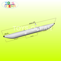 Tube flottant gonflable sur mesure de 300x30cm pour vélo aquatique