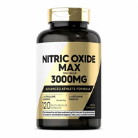 Oxyde nitrique 3000mg L-Citrulline L-Arginine Pré-entraînement : Améliore la circulation sanguine, l'endurance et l'immunité – 120 capsules – Prix usine – Marque privée