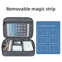 Organisateur de produits numériques direct usine : Power Bank, Câble USB, Clé USB, Disque dur portable, Stockage grande capacité en nylon