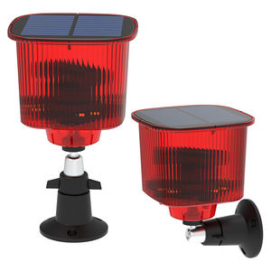 Wholesale Price Waterproof <b>Solar</b> Alarm <b>Light</b> 8 LEDs 3.7V 1200mAh Animal Repeller <b>for</b> <b>Garden</b> Farmland Use - Product Image 3