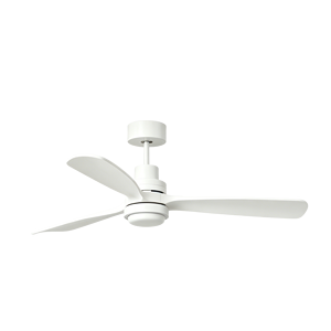 Ventilador de Techo Moderno de Tres Aspas con Acabado de Madera y Luz para Dormitorios, Salas de Estar e Interiores de Casas Contemporáneas - Product Image 4