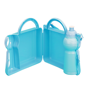 Fiambrera portátil con personalidad de sublimación térmica, fiambrera Bento para Picnic con botter de agua, fiambrera de plástico 2 en 1 para niños - Product Image 4