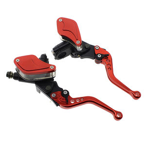 मोटरसाइकिल मास्टर सिलेंडर हाइड्रोलिक ब्रेक पंप क्लच बर लीवर जलाशय सेट हाइड्रोलिक लीवर मास्टर सिलेंडर ब्रेक लीवर - Product Image 5