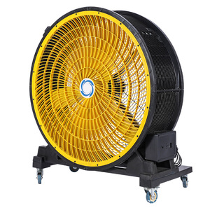 Portable Industrial Fan 24 Inch Oscillating <b>Electric</b> With Wheels For Indoor Ventilation Cooling - Product Image 2
