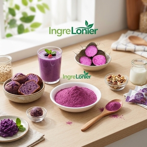 Fabrikverkauf: 100 % natürliches lila Yams-Pulver (<span class=keywords><strong>Ube</strong></span>-Pulver), gefriergetrocknetes lila Yams-Pulver, lila Yams-Aromatisierung - Product Image 4