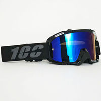 Masque de ski tout-terrain 100LK personnalisé haute définition en PC, protection UV intégrale, verres interchangeables, léger pour moto