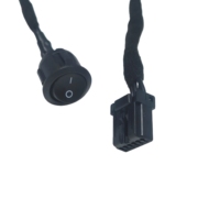 Kustom 12V 40A soket relai otomatis Harness kabel dengan 2 cara disegel Pria Wanita konektor kabel