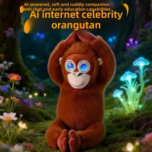 <span class=keywords><strong>Scimmia</strong></span> Intelligente AI in Cotone PP, Bambola <span class=keywords><strong>Parlante</strong></span> Interattiva, Giocattolo Elettrico Educativo per Bambini dai 14 Anni in su - Product Image 2